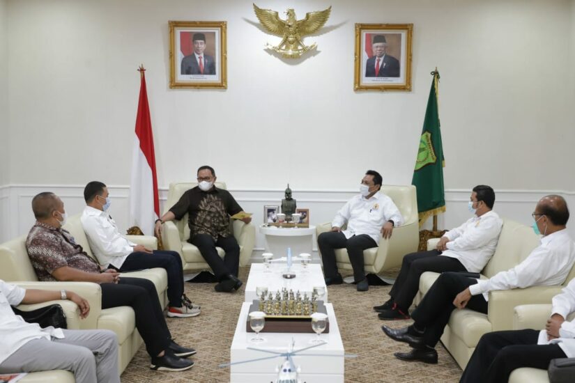 Terima Pengurus Kadin Muara Enim, Bupati Muba Paparkan Inovasi Aspal Karet