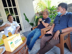 Kunjungan ke UKM Raja Nanas Desa Kasih Dewa Kec Rambang Muara Enim