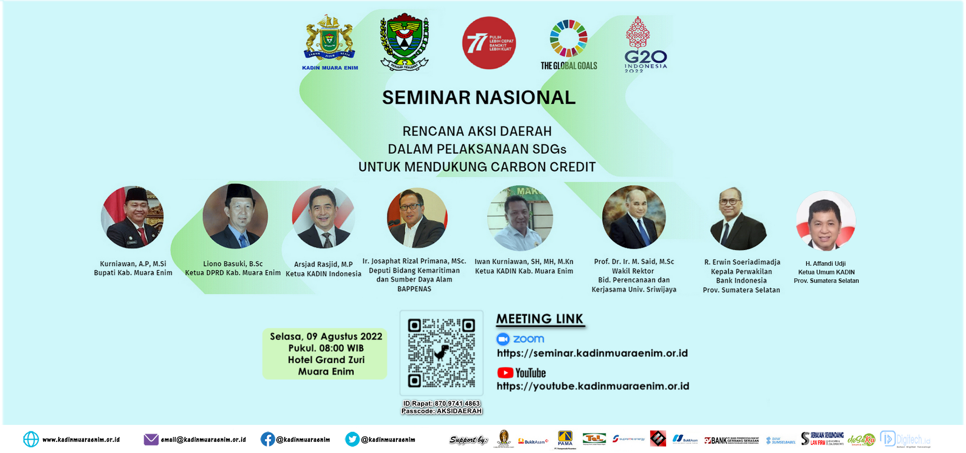Seminar Carbon Credit Web KADIN Muara Enim
